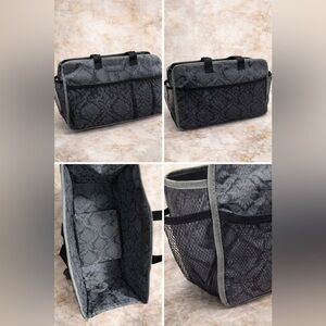 Mary Kay Gray Patterned Travel Tote Bag